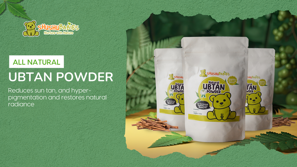 all natural Ubtan Powder Reduces sun tan, and hyper-pigmentation and restores natural radiance
