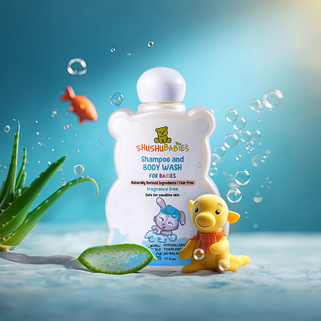 ShuShu Babies FragranceFree Shampoo and Body Wash Gentle Care for