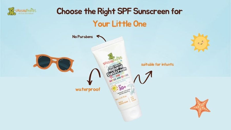 Choose the Right SPF Sunscreen for Your Little One