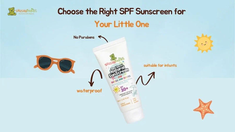 Choose the Right SPF Sunscreen for Your Little One