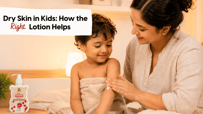 Dry Skin in Kids: How the Right Lotion Helps