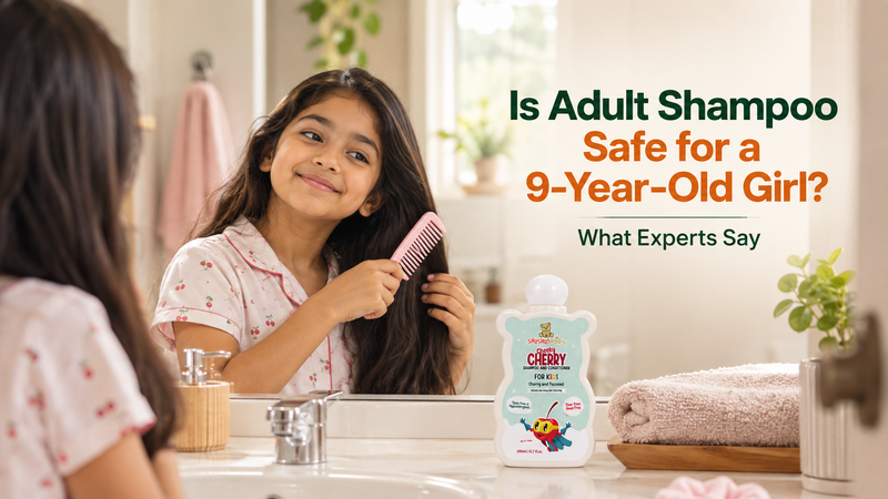 Is Adult Shampoo Safe for a 9-Year-Old Girl? What Experts Say