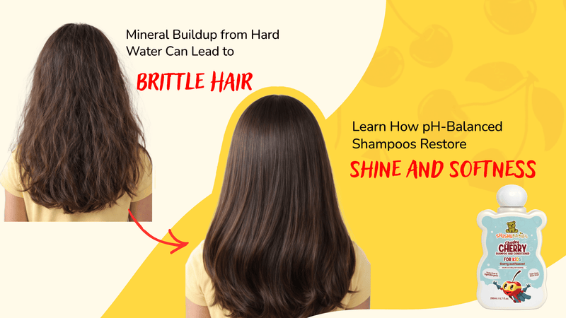 Mineral Buildup from Hard Water Can Lead to Brittle Hair — Learn How pH-Balanced Shampoos Restore Shine and Softness