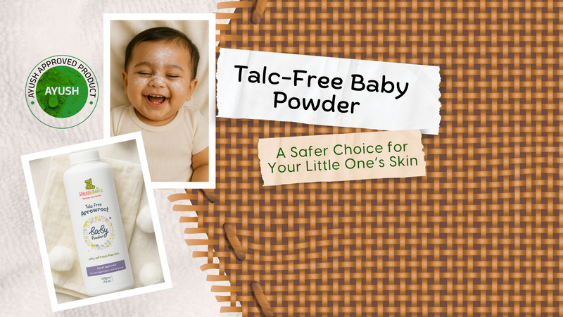Talc-Free Baby Powder – A Safer Choice for Your Little One’s Skin