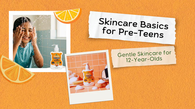 Teenage Face Wash Routine – Gentle Skincare for 12-Year-Olds