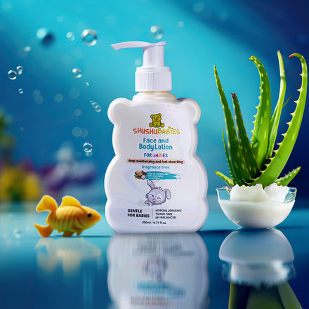Ayush Certified Gentle Fragrance-Free Face and Body Lotion for