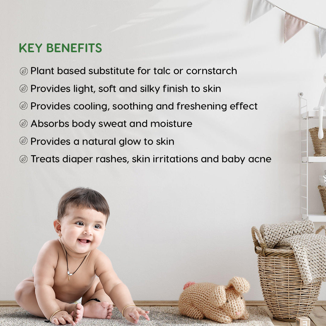 ShuShu Babies Talc-free Arrowroot Baby Powder: Gentle and Safe